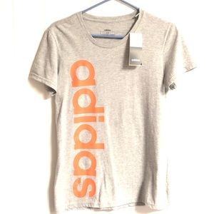 NWT adidas grey shirt size SP